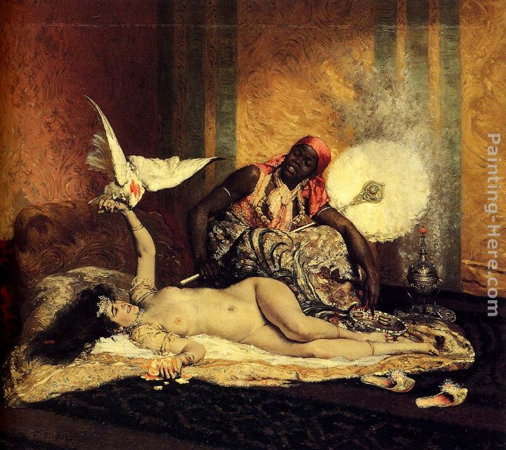 Odalisque (La Sultane) painting - Ferdinand Roybet Odalisque (La Sultane) art painting